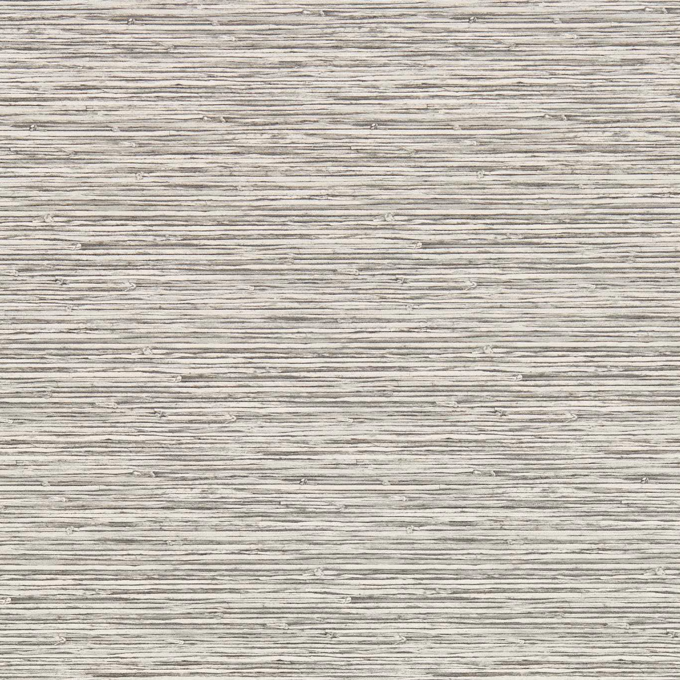Pale dove-grey wallpaper with fine horizontal striations and subtle warm flecks