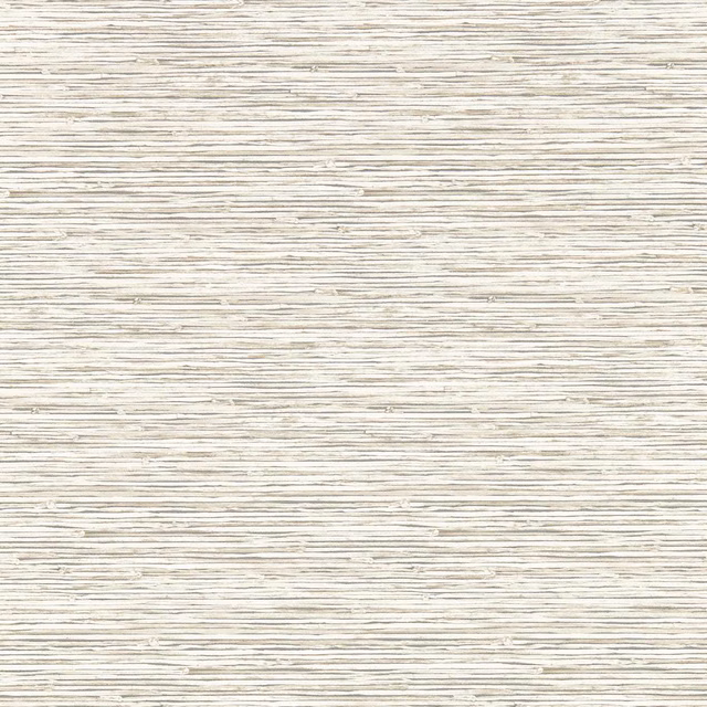 Warm parchment wallpaper with fine horizontal ivory and taupe striations