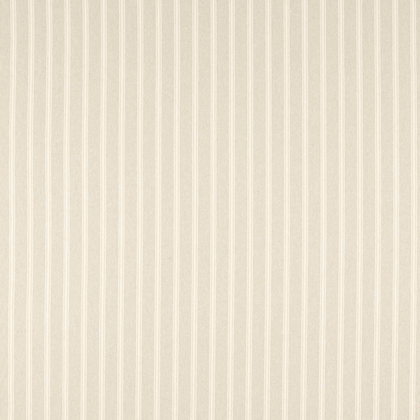 Pale ivory Anderson Linen swatch with fine cream stripes and subtle woven texture