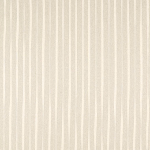 Pale ivory Anderson Linen swatch with fine cream stripes and subtle woven texture