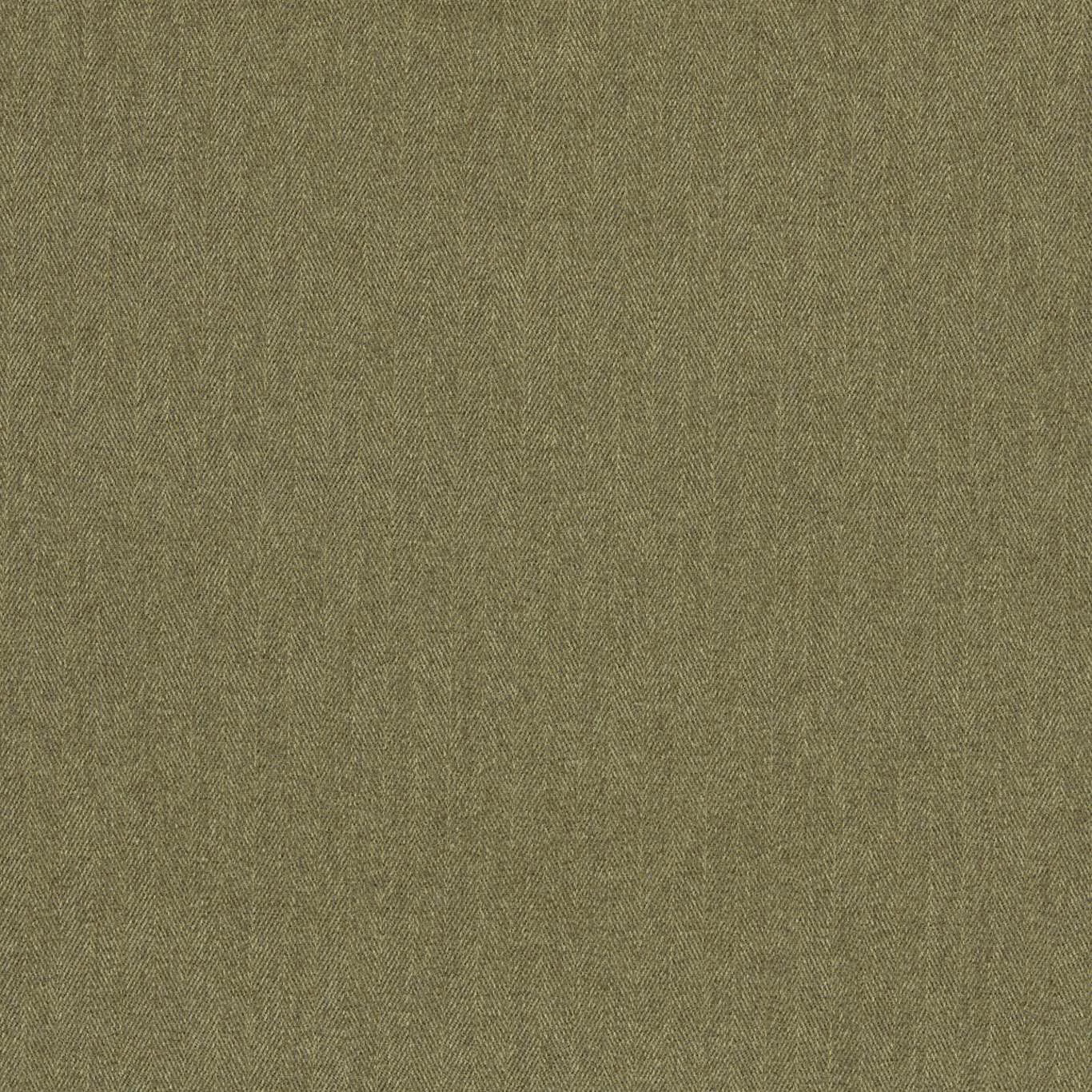 Muted moss-olive woven textile with fine, softly flecked diagonal texture