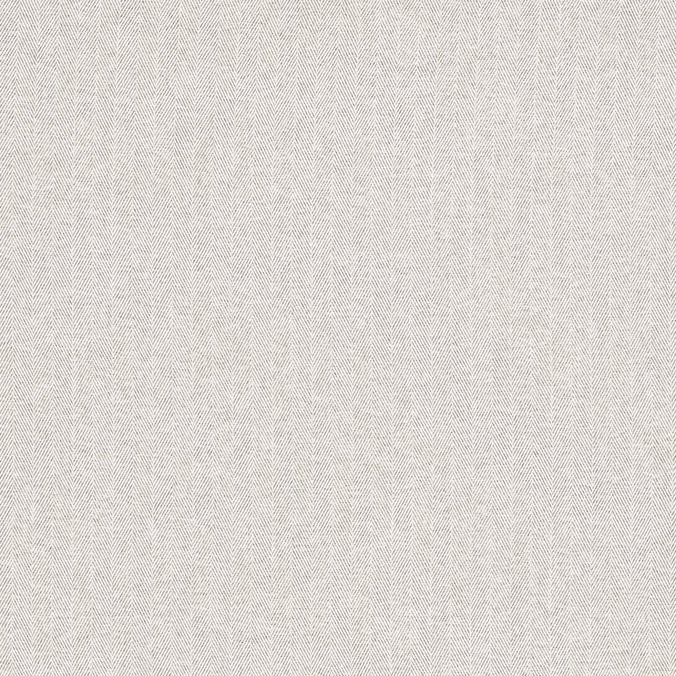 Pale pebble taupe fabric with a fine, close diagonal herringbone weave