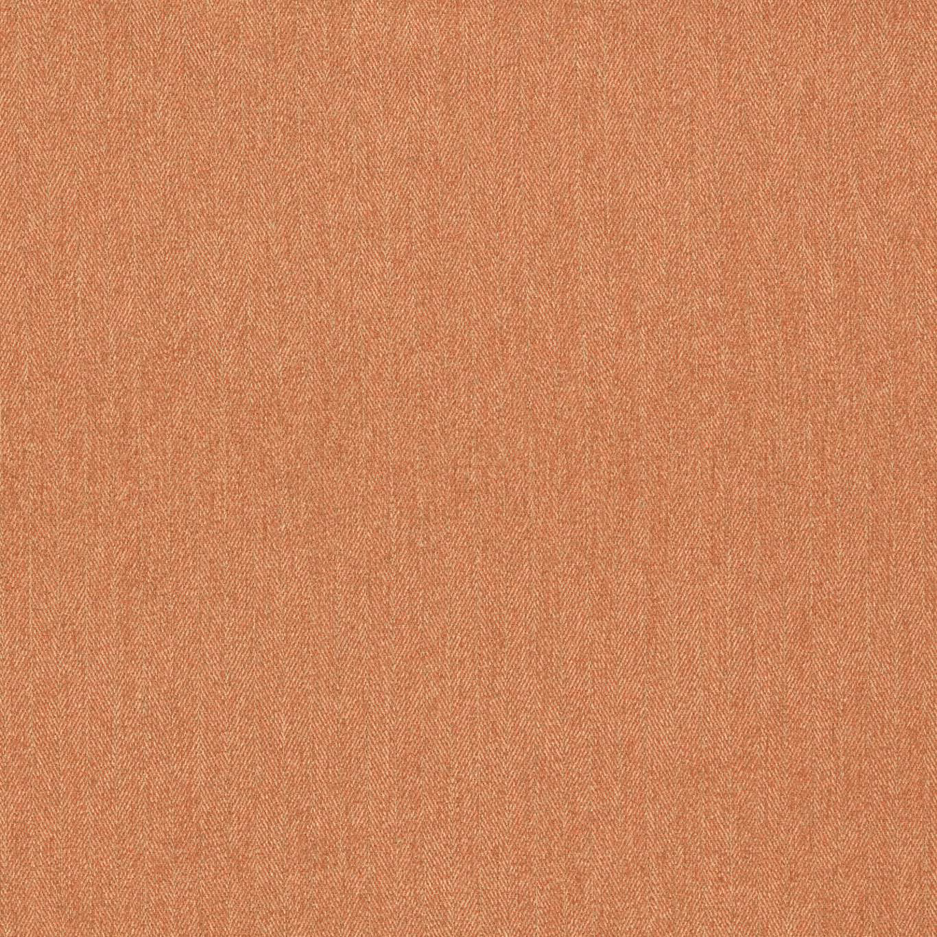 Close-up of muted turmeric-orange woven fabric with fine flecked texture