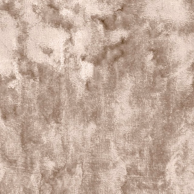 Cream and taupe woven swatch with cloudy vertical mottling and tactile texture