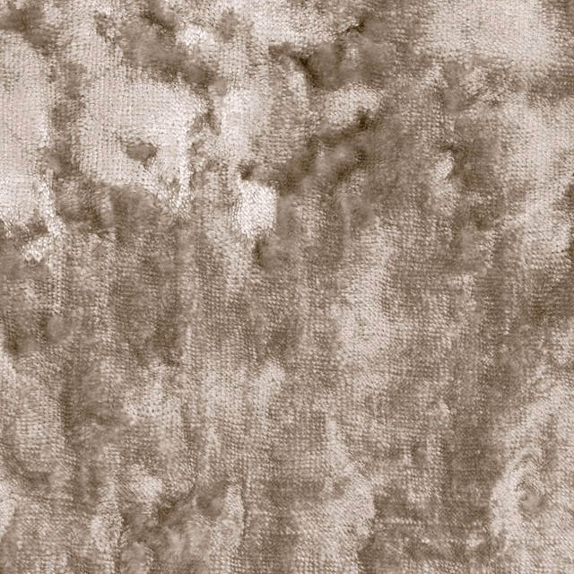 Warm latte taupe textured upholstery fabric with smoky vertical mottling
