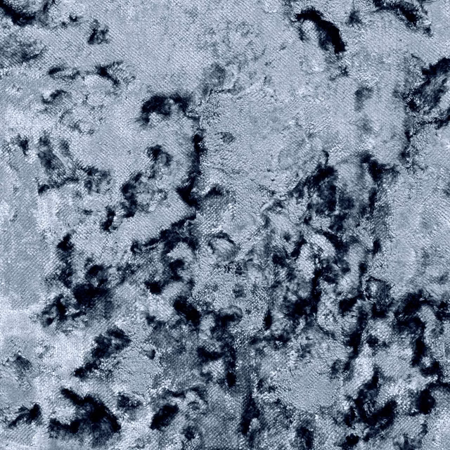 Cool pewter-grey textile with black inky mottling and a softly reflective woven surface