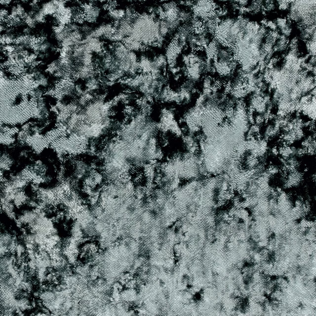 Cool sage crushed pile with charcoal-black marbling and softly raised texture