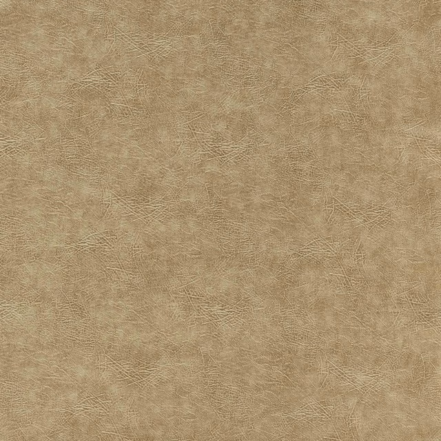 Warm antique-gold upholstery with fine intersecting etched lines and softly mottled texture