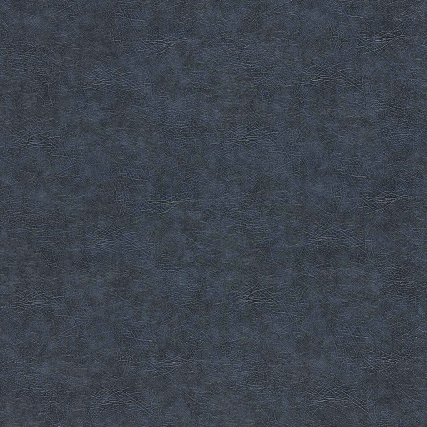 Deep ink-blue charcoal upholstery textile with fine distressed linear marks and a dense weave