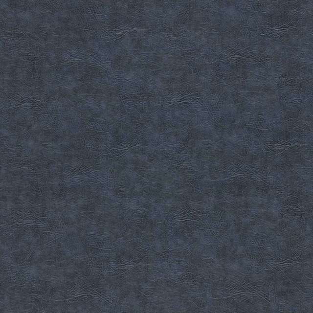 Deep ink-blue charcoal upholstery textile with fine distressed linear marks and a dense weave