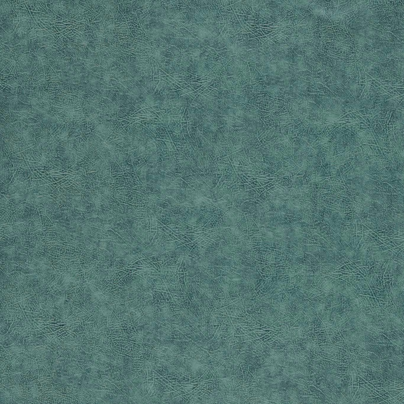 Muted ocean-teal fabric with mottled shading and fine overlapping linear texture