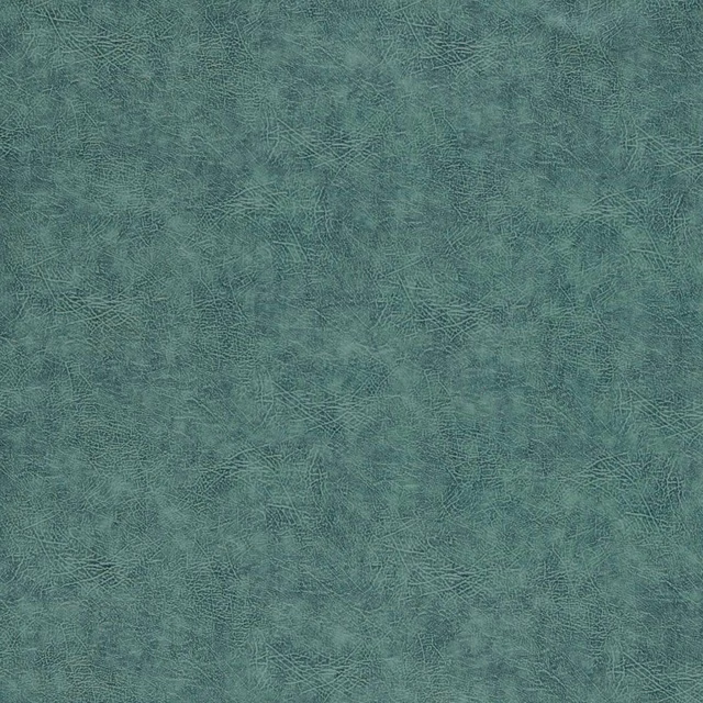 Muted ocean-teal fabric with mottled shading and fine overlapping linear texture