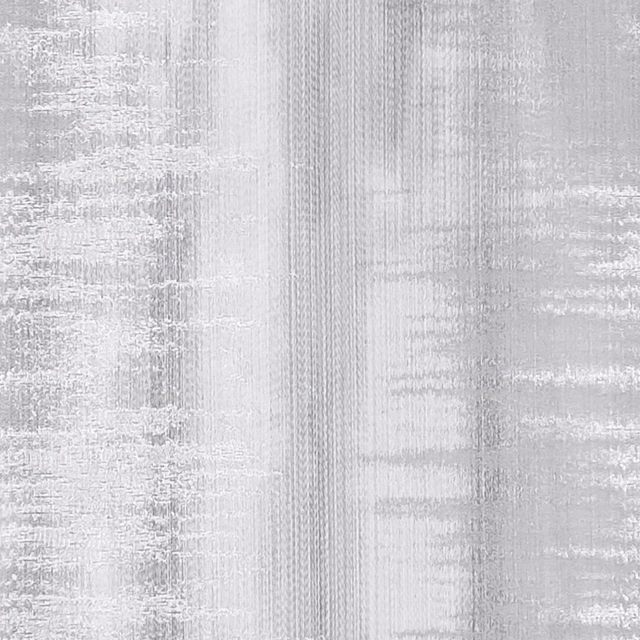 Cool silver-grey fabric with distressed vertical bands and fine woven striations