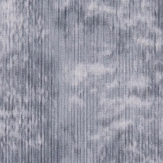 Cool charcoal-grey woven fabric with vertical striations and cloudy pale-grey bands