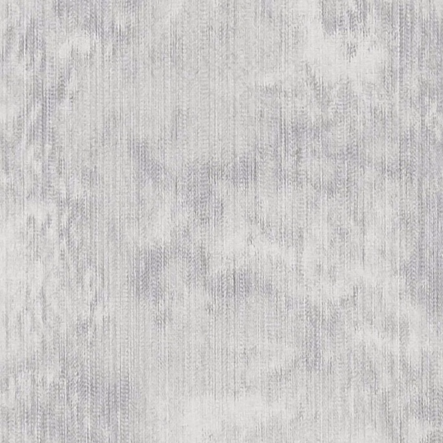 Pale silver-grey woven ground with cloudy vertical striations and soft tonal variation