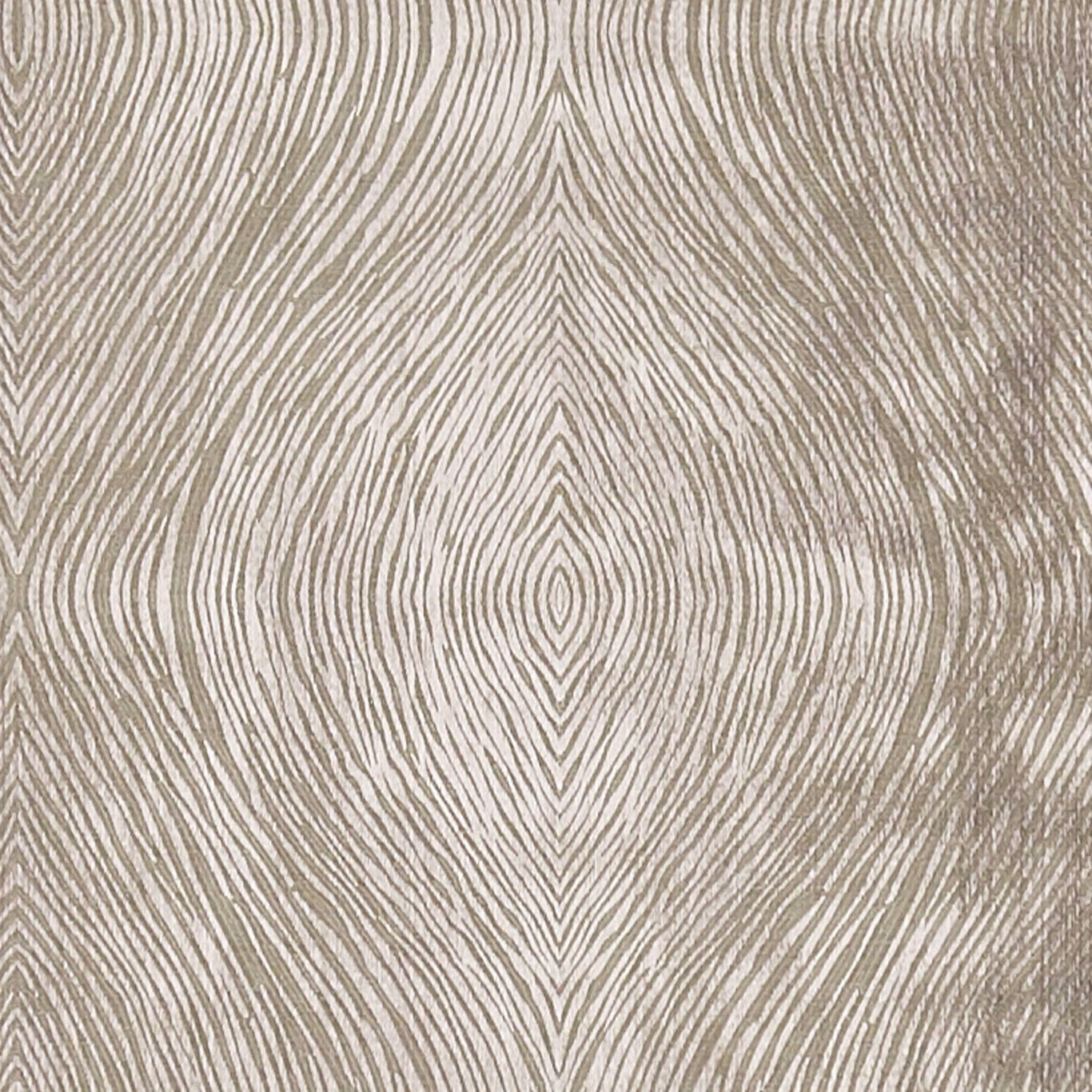 Warm mocha taupe woven fabric with symmetrical, fine woodgrain lines and soft sheen