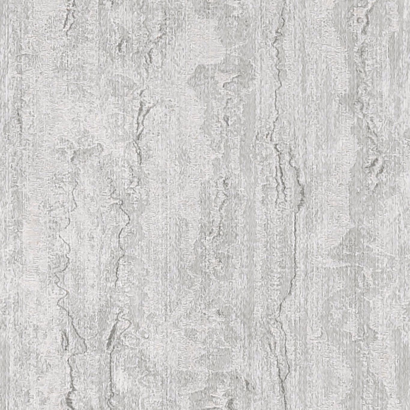 Pale silver-grey textile with vertical cloudy striations and hairline marbled veins