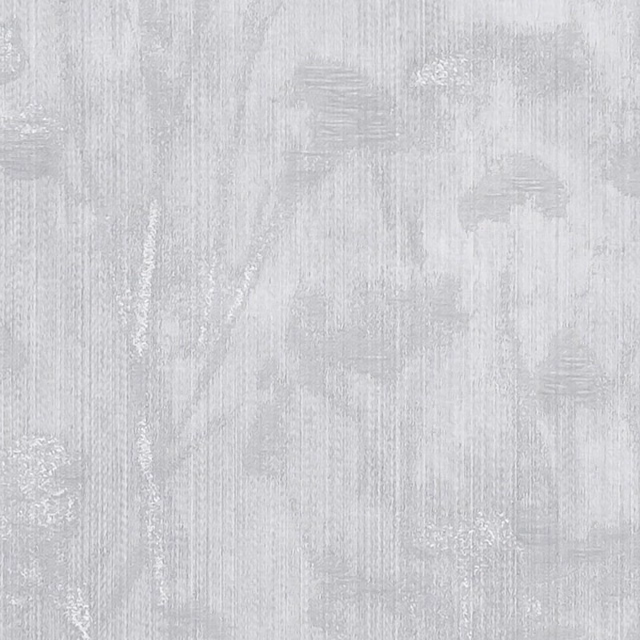 Cool silver-grey fabric with vertical striations and soft abstract brushed panels