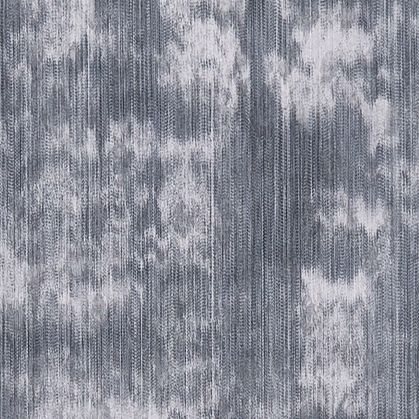 Charcoal grey fabric with pale cloudy marks over fine vertical woven striations