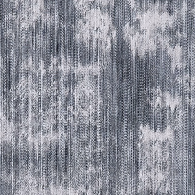 Charcoal grey fabric with pale cloudy marks over fine vertical woven striations