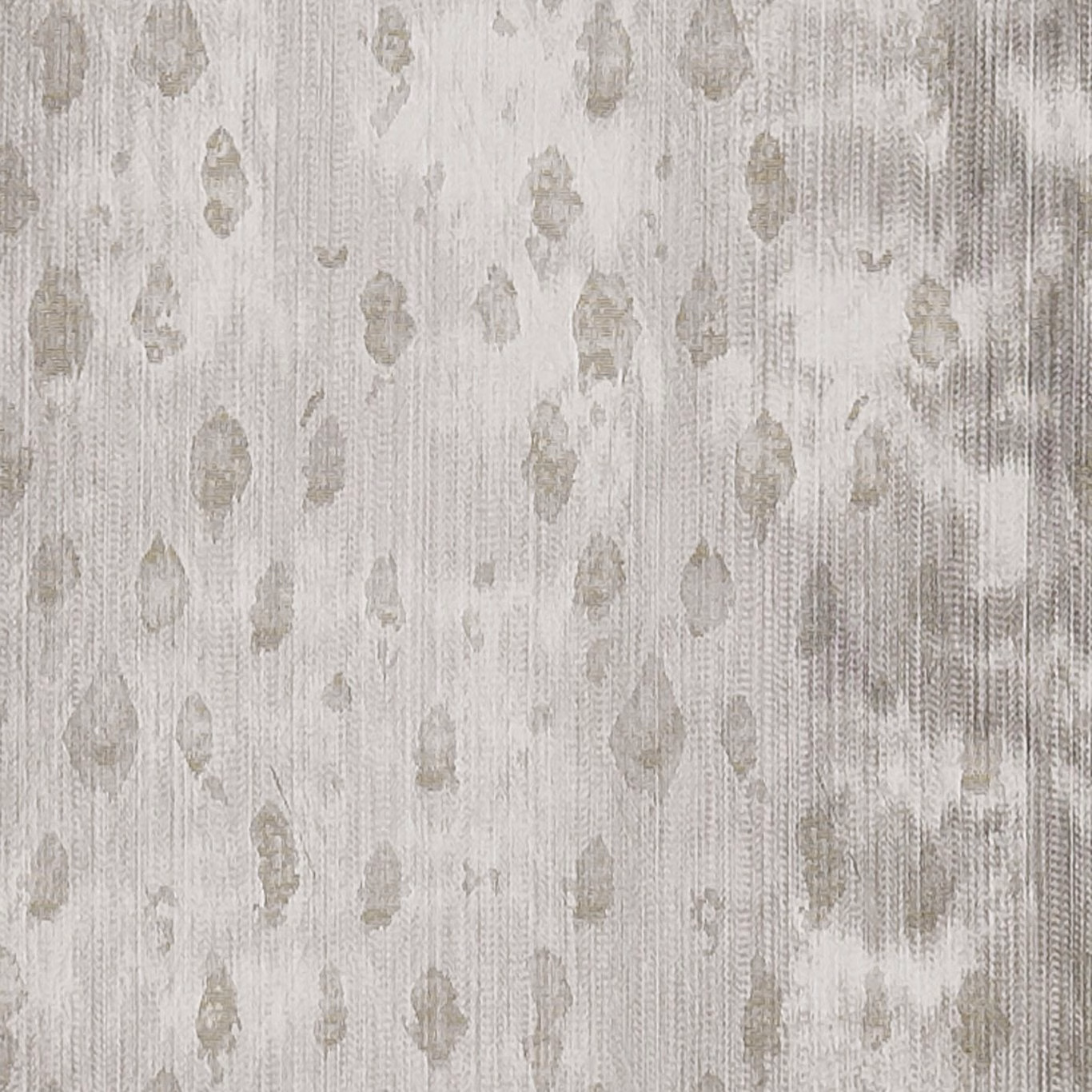Pale mocha taupe fabric with fine vertical ribbing and scattered muted motifs