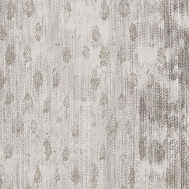 Pale mocha taupe fabric with fine vertical ribbing and scattered muted motifs