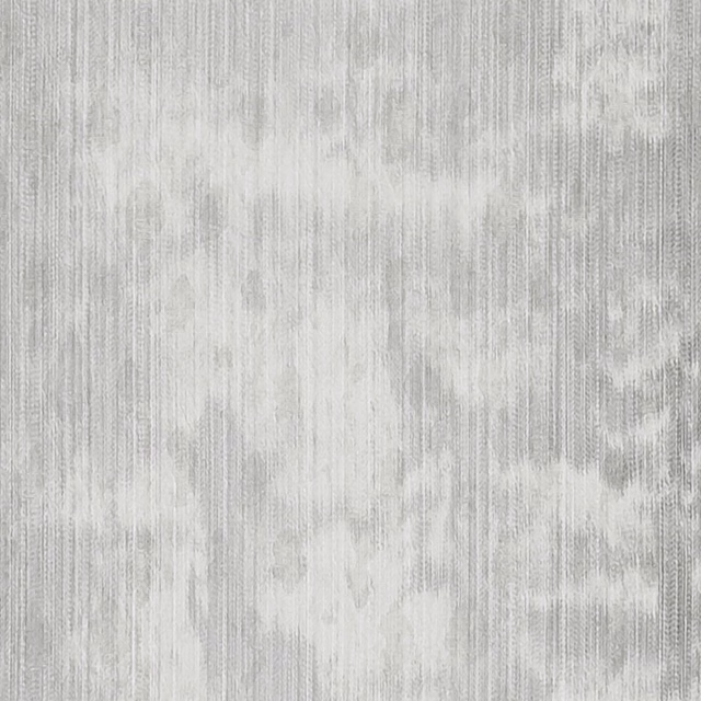 Cool silver-grey fabric with cloudy mottling and fine vertical striations