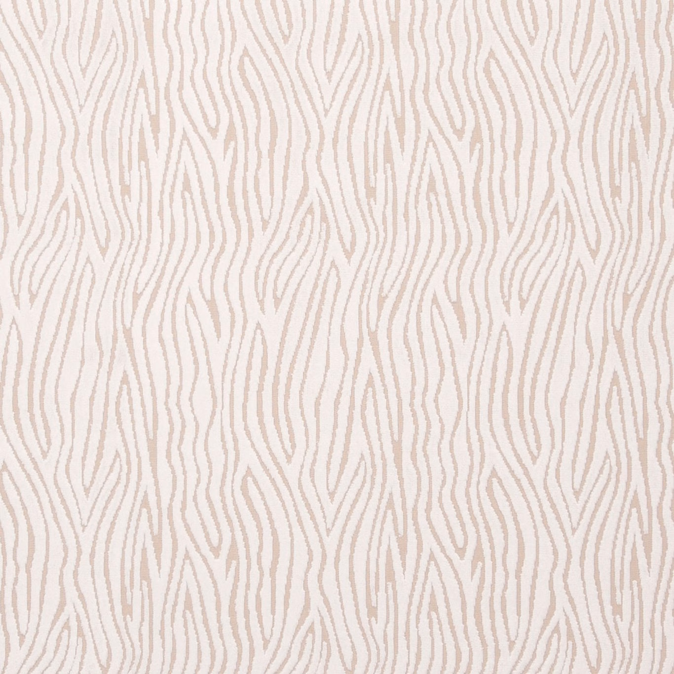 Warm ivory Onda Natural swatch with blush-beige flowing organic stripe weave