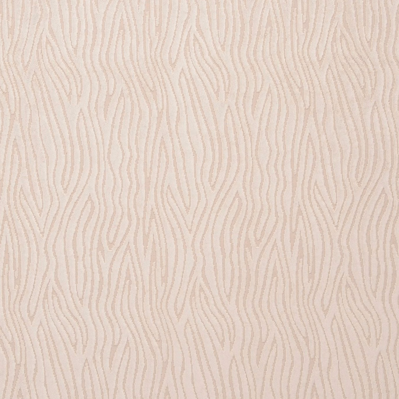 Warm sand woven fabric with narrow undulating taupe lines and subtle vertical texture
