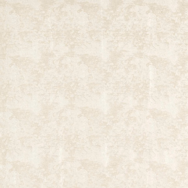 Warm ivory fabric with pale beige cloudy, distressed tonal texture