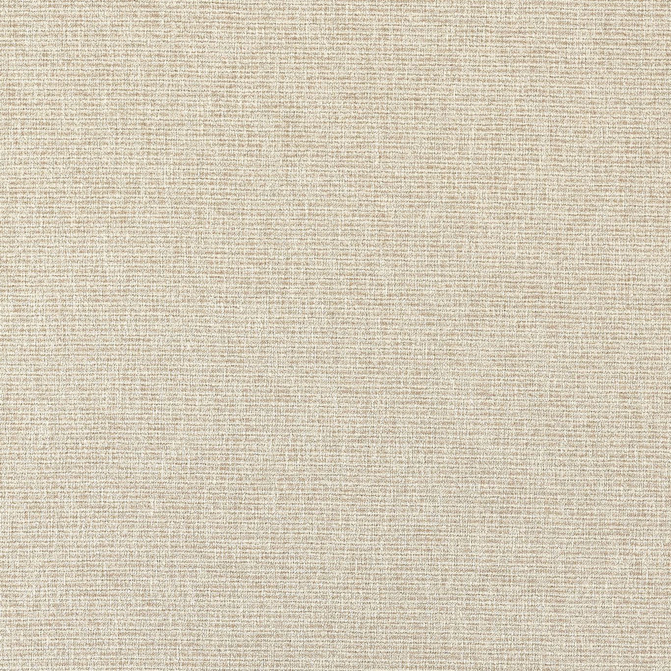 Pale warm greige woven fabric with fine horizontal slubs and subtle vertical flecks