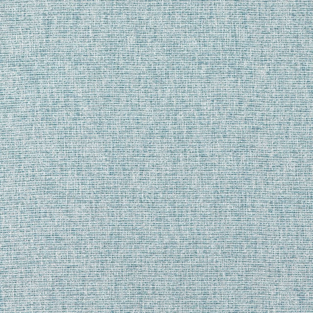 Close-up of pale mineral aqua fabric with a fine, mottled woven texture