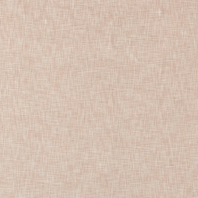 Pale blush pink upholstery weave with fine ivory crosshatch texture