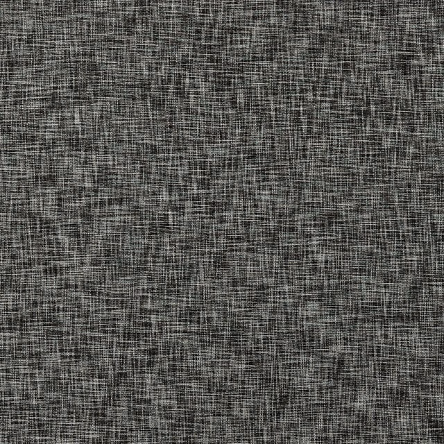 Dense charcoal woven crosshatch with pale grey slubs and layered horizontal lines
