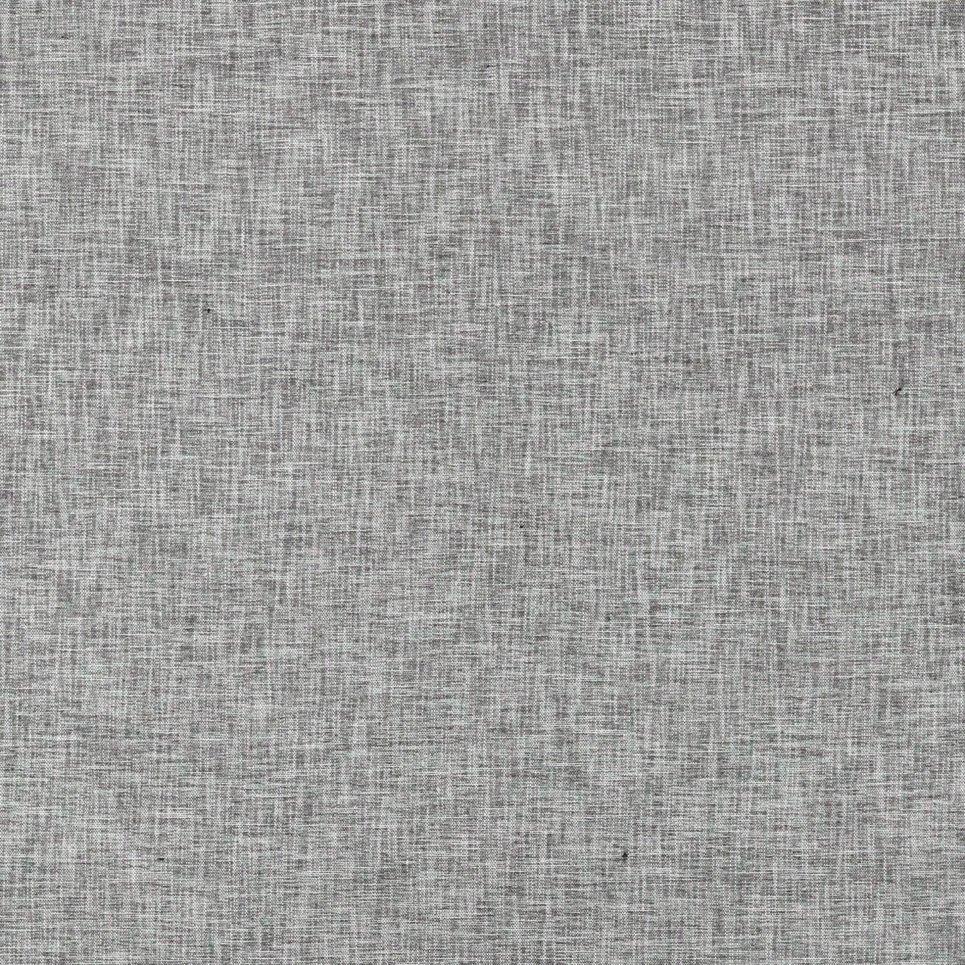 Close-up of cool gunmetal grey fabric with a dense fine crosshatched weave