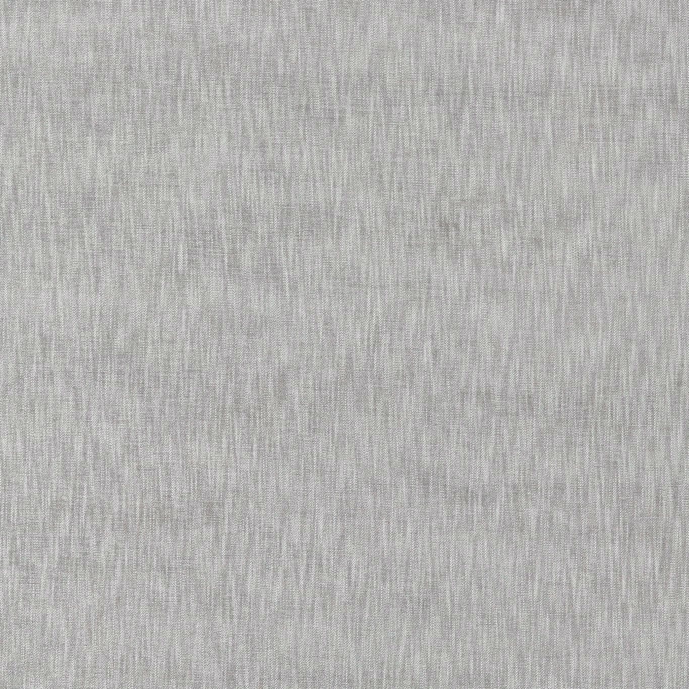 Cool pewter-grey upholstery fabric with fine, irregular vertical striated texture