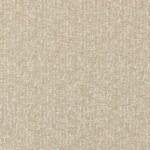 Warm antique-beige woven herringbone texture with softly flecked tonal depth