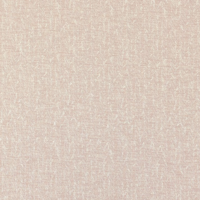 Muted blush-pink and ivory fine chevron weave with subtle vertical texture