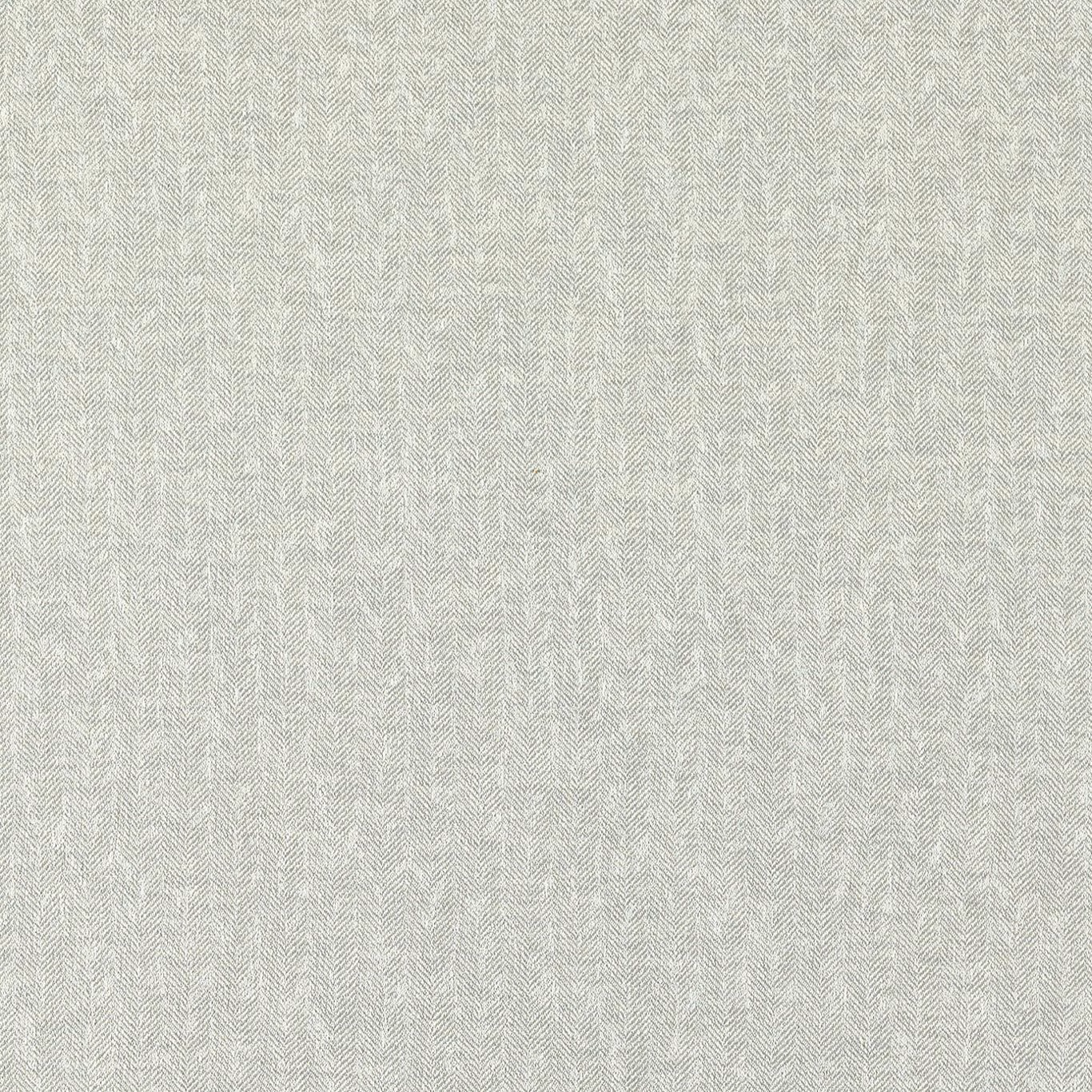 Pale silver-grey upholstery fabric with a fine repeating vertical chevron weave