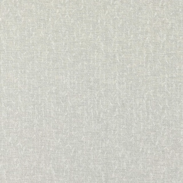 Pale silver-grey upholstery fabric with a fine repeating vertical chevron weave