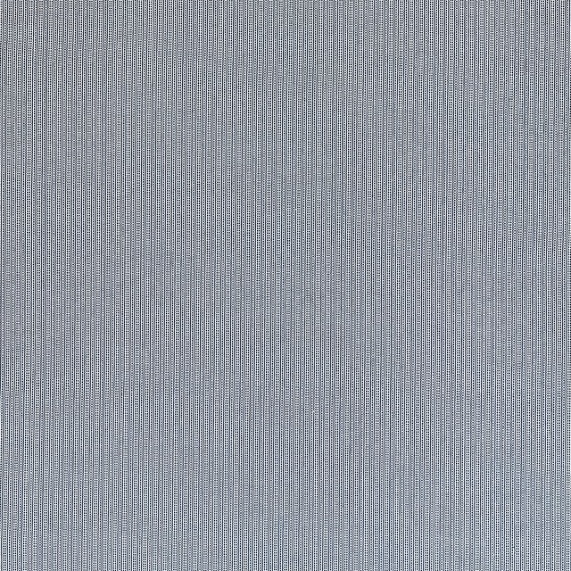 Muted denim-blue micro-striped weave with a finely textured surface