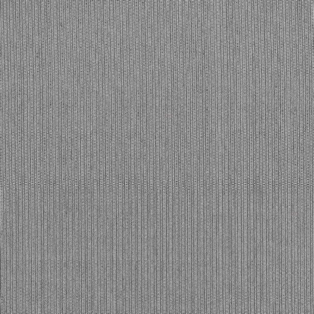 Charcoal ebony textile with a dense ivory micro-check and fine vertical texture