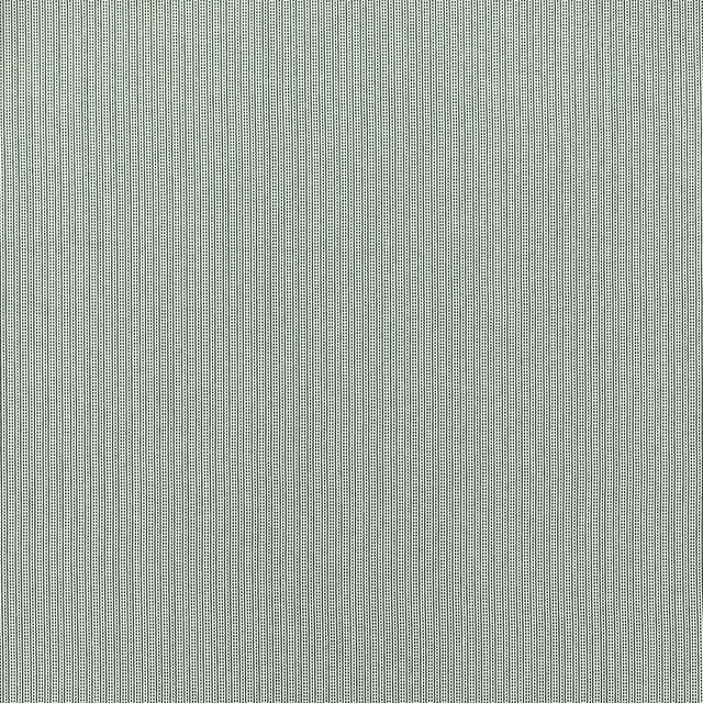 Close-up of muted racing-green weave with fine vertical pinstripes and pale thread flecks
