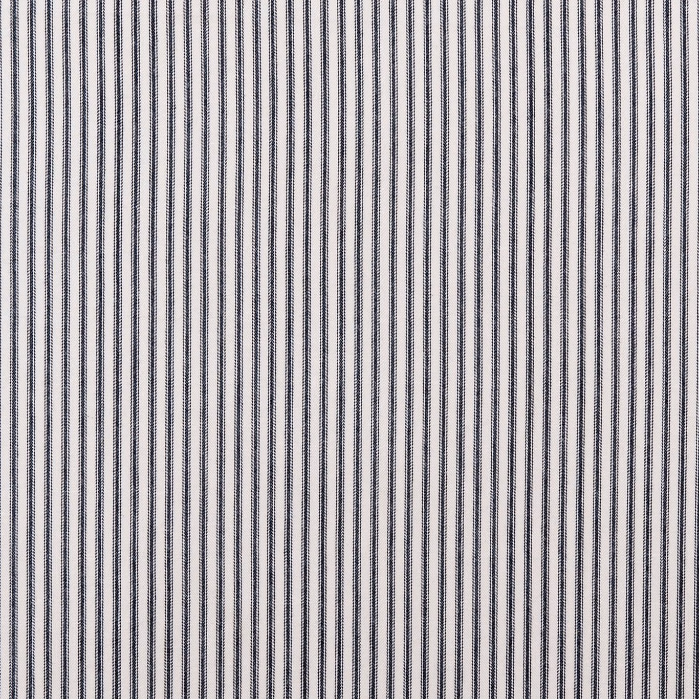 Charcoal and ivory fine vertical stripes with a subtle woven surface