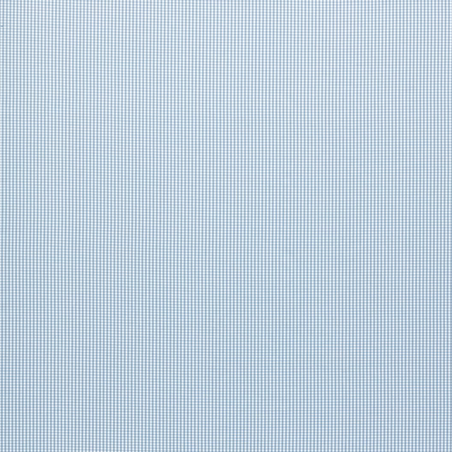 Pale blue and white micro-check weave with a cool chambray effect