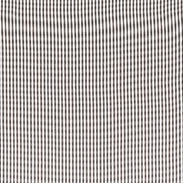 Charcoal and ivory micro-check textile with a tightly woven, precise grid