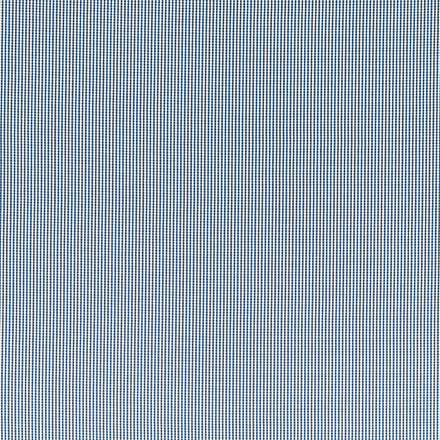 Close view of fine navy-and-pale woven micro-check texture