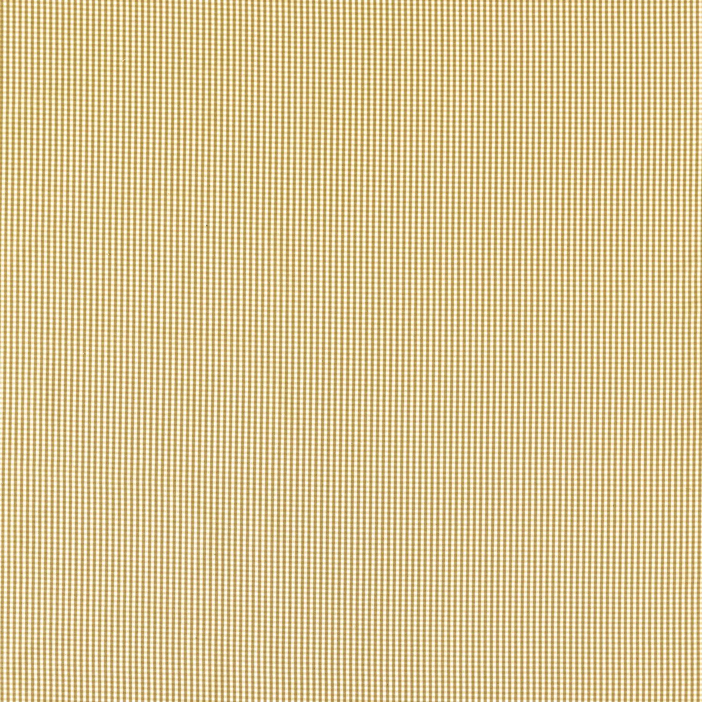Warm ochre and cream micro-check fabric with a finely textured woven surface