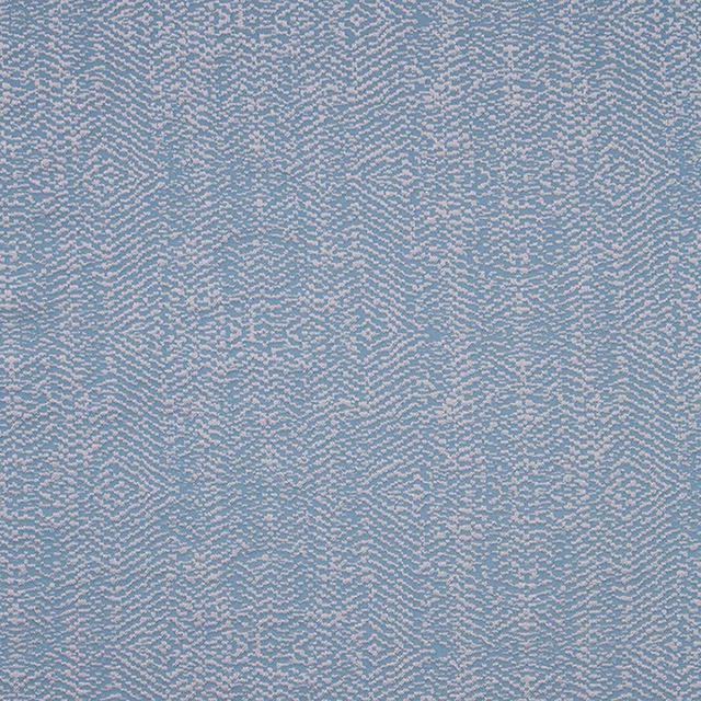 Cool teal woven ground with fine lilac-pink broken zigzag texture