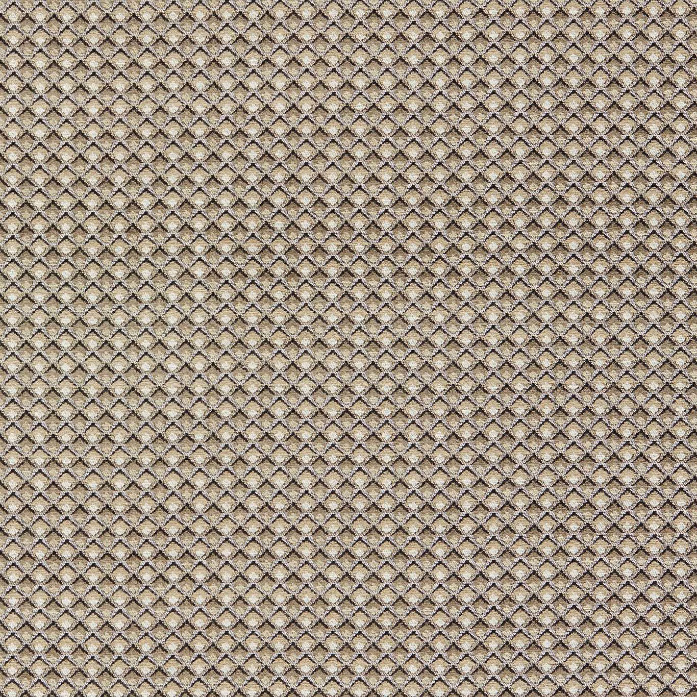 Warm natural beige woven lattice with taupe and charcoal diamond accents